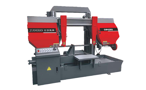 布拖龙门带锯床运行中途停止切割产生的原因是什么？